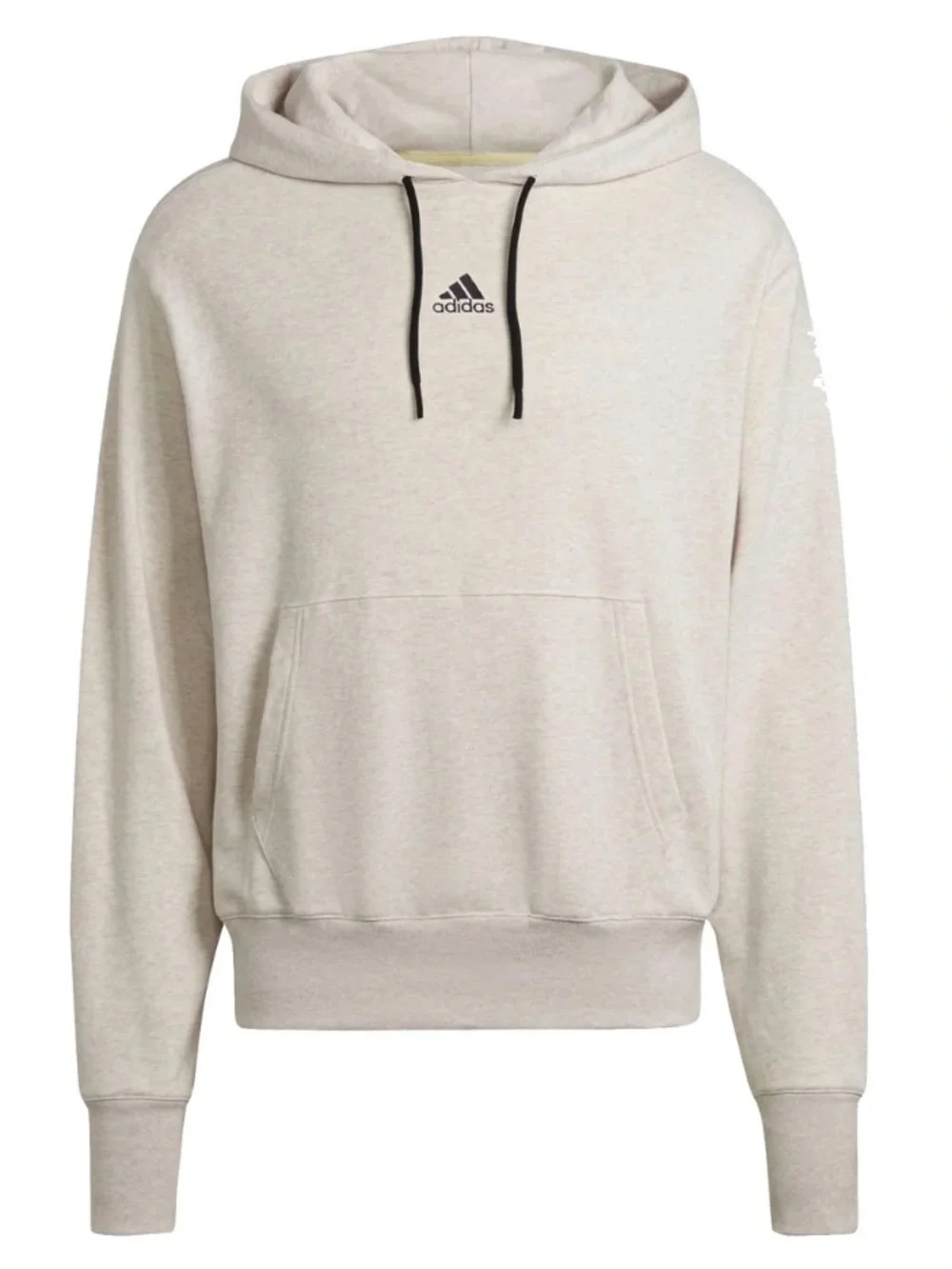 adidas Botanical Dye French Terry Hoodie NWT Unisex Small Beige Melange